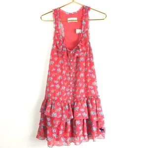 Abercrombie & Fitch Chiffon Floral Dress L